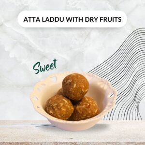 Atta Laddu with Dry Fruits